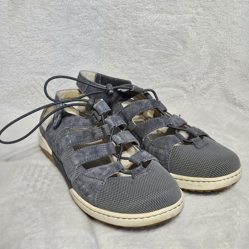 Dansko Womens Riona Sport Sneaker Sandals Suede Slate Blue Gray Size 39 US‎ 8.5